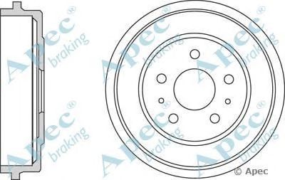 APEC BRAKING drm9957 -  Тормозной барабан